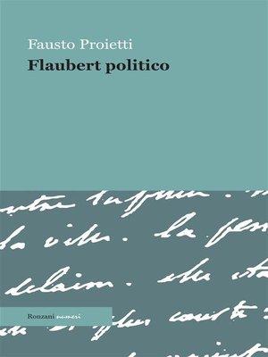cover image of Flaubert politico